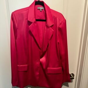 Satin Pink Blazer